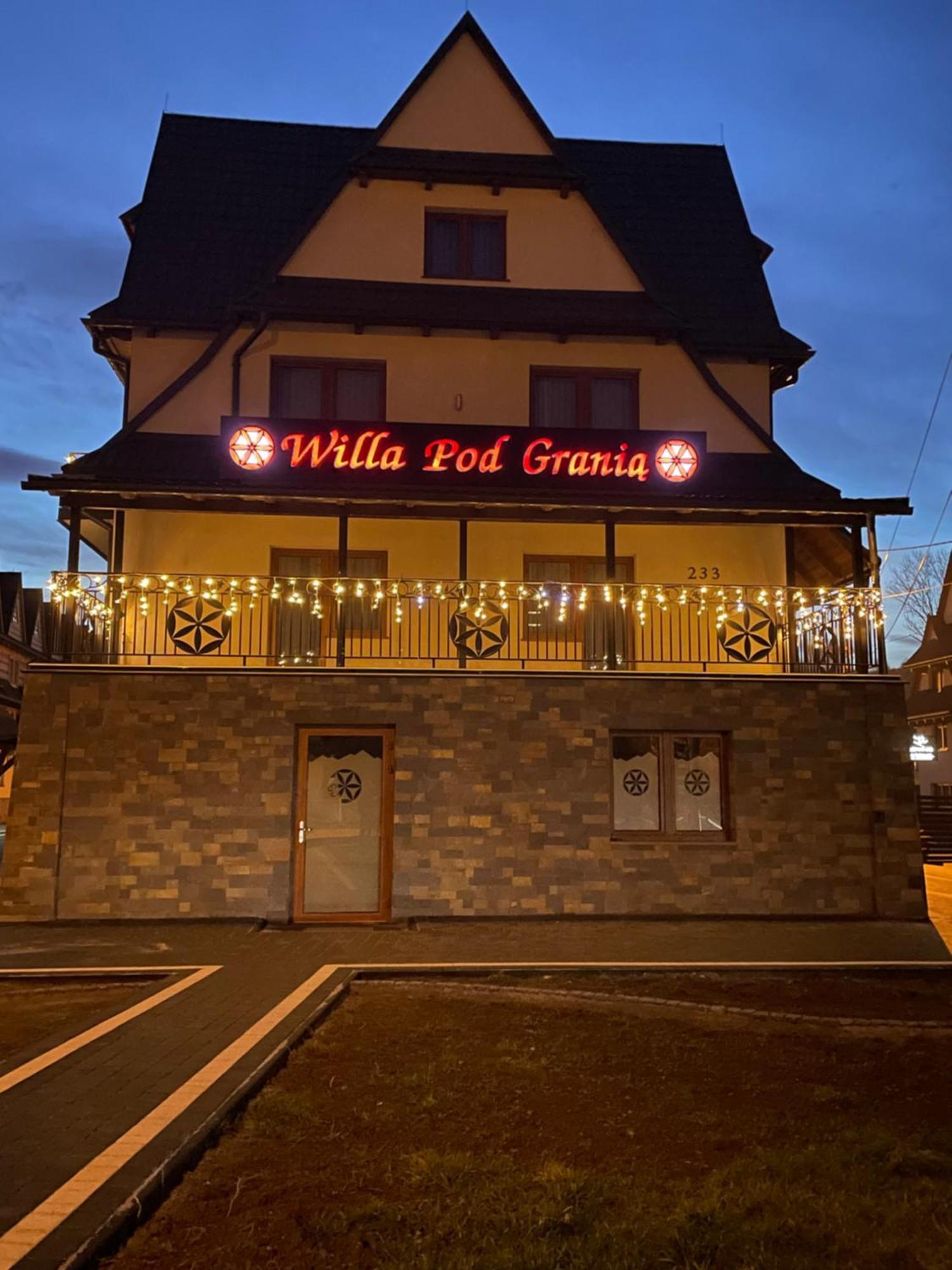 Willa Pod Grania Białka Tatrzańska Exterior photo